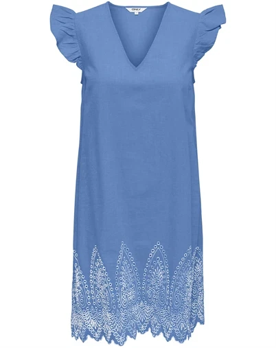 Only - ONLTulum Kjole - Blue Bonnet